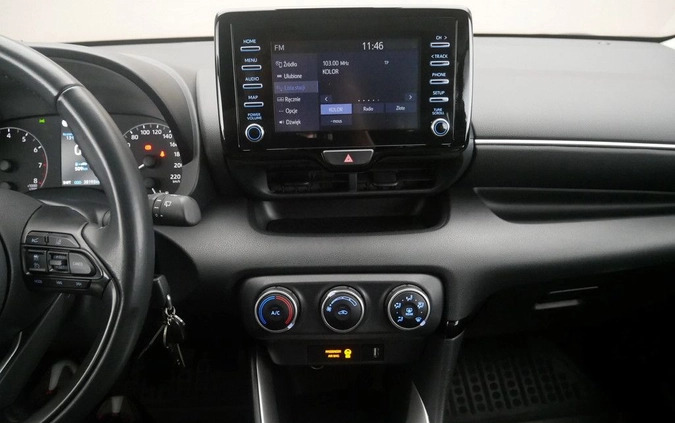 Toyota Yaris cena 64899 przebieg: 38191, rok produkcji 2022 z Warszawa małe 154